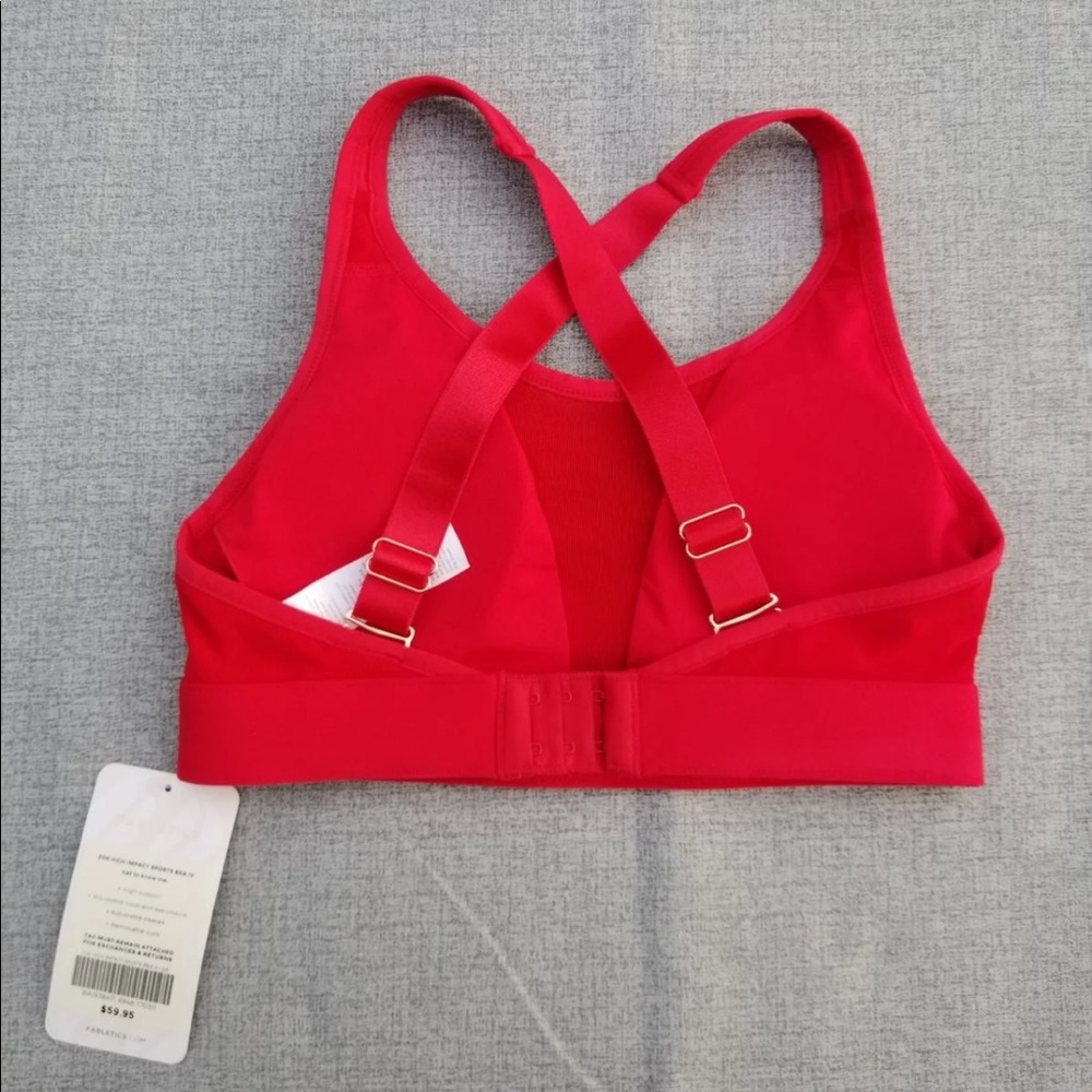 Fabletics Red sports bra - Picture 4 of 5